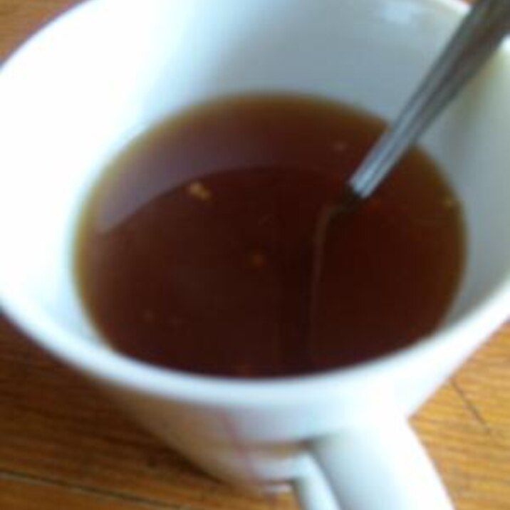 風邪の引き始めに…はちみつ生姜紅茶